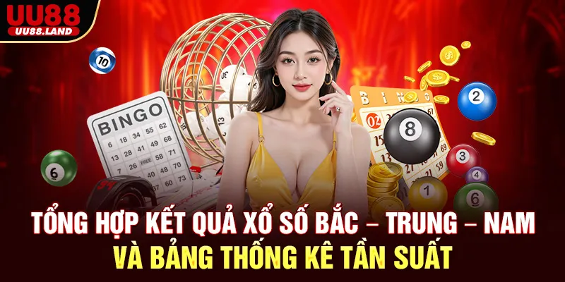 Tổng hợp kết quả xổ số Bắc – Trung – Nam và bảng thống kê tần suất