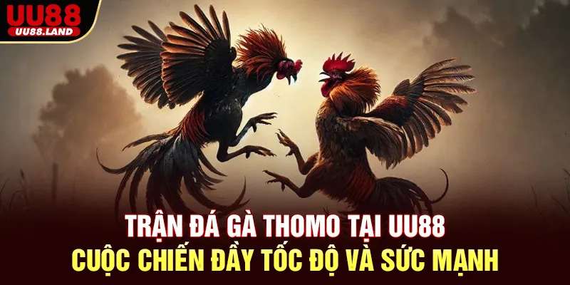 Trận Đá Gà Thomo tại UU88 – Cuộc chiến đầy tốc độ và sức mạnh