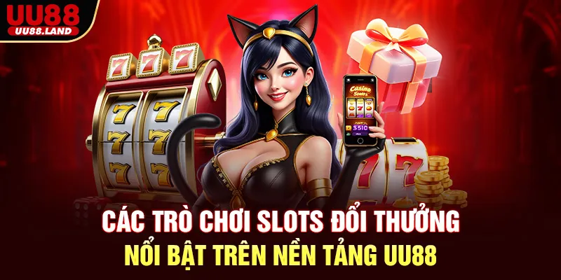 Các trò chơi slots đổi thưởng nổi bật trên nền tảng UU88