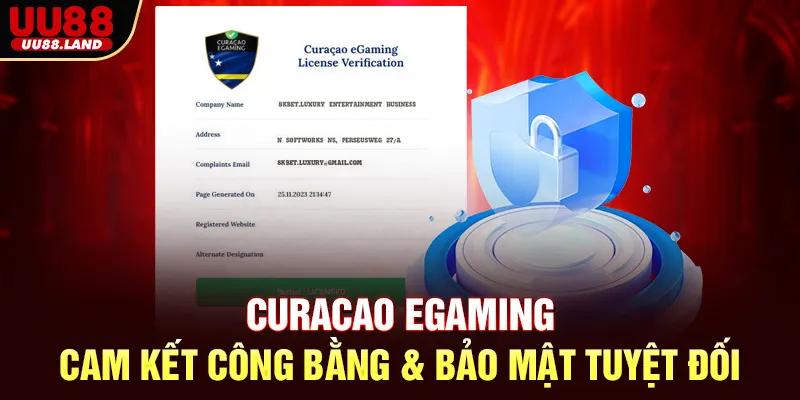 Curacao eGaming – Cam Kết Công Bằng & Bảo Mật Tuyệt Đối