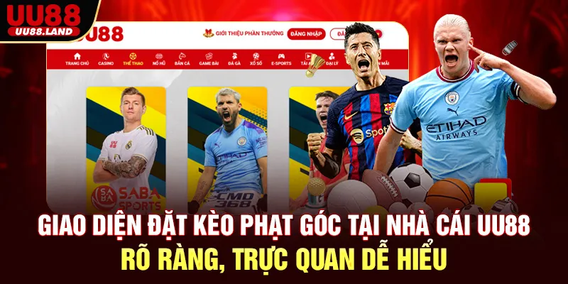 Giao Diện Đặt Kèo Phạt Góc Tại Nhà Cái UU88 – Rõ Ràng, Trực Quan Dễ Hiểu