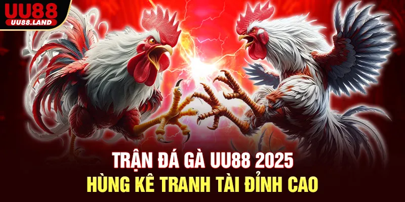 Trận đá gà UU88 2025 – Hùng kê tranh tài đỉnh cao